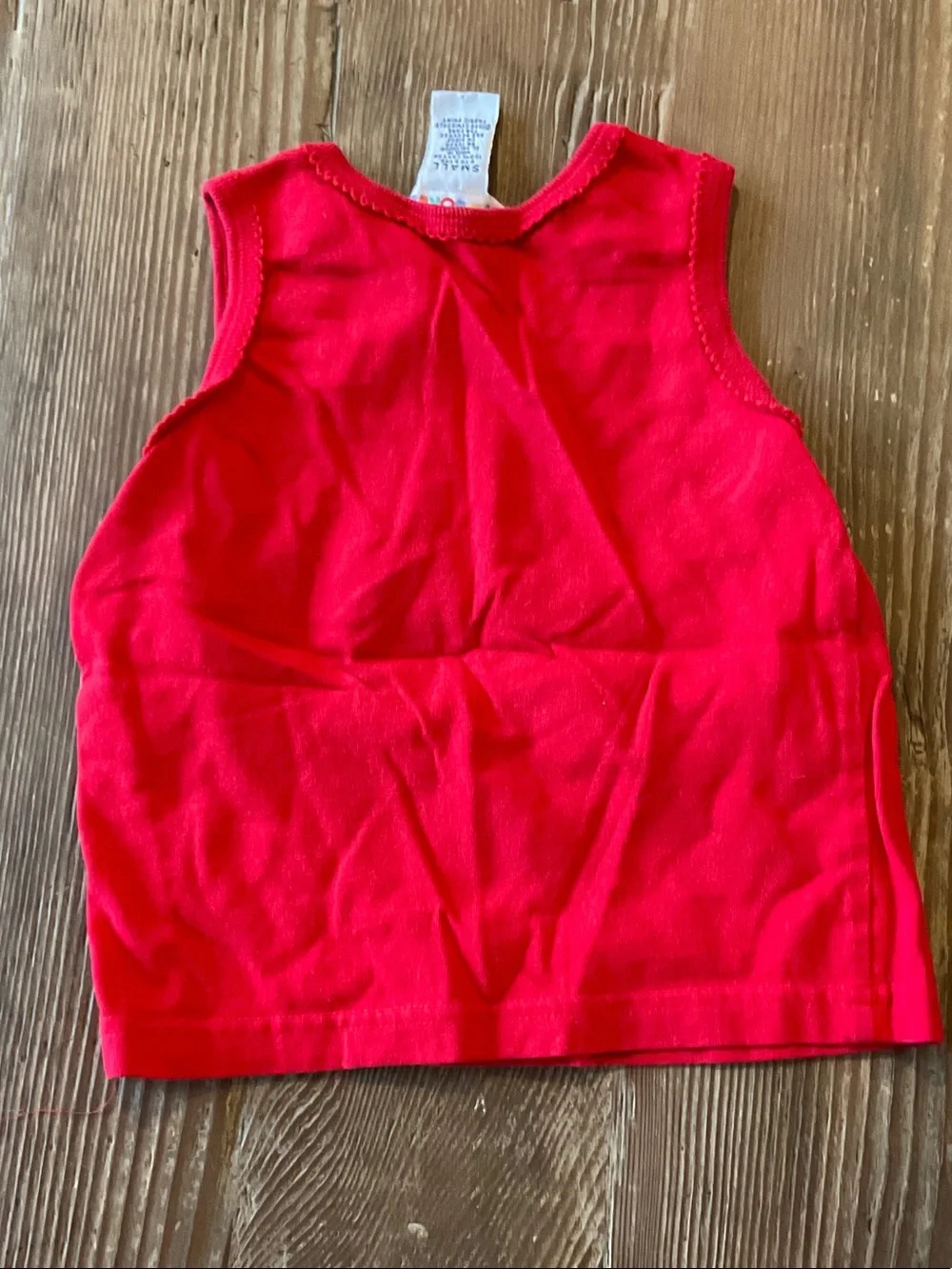 Gymboree Red Tank with Navy Daisy Skirt & Hat Set